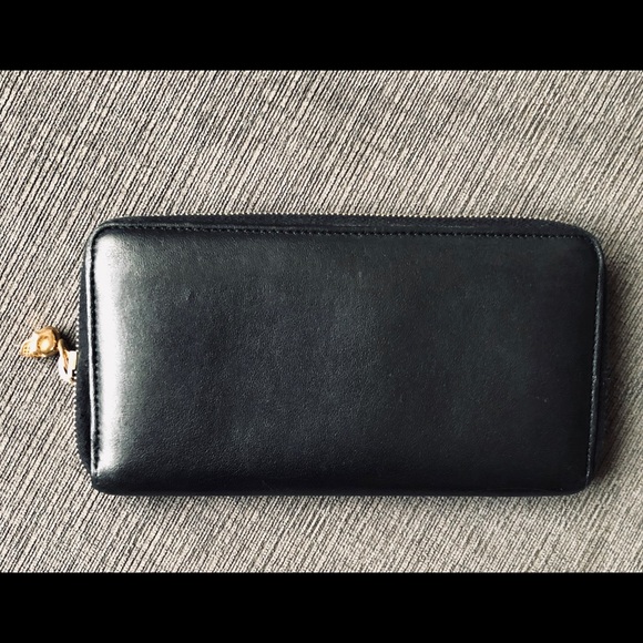 alexander mcqueen zip around wallet